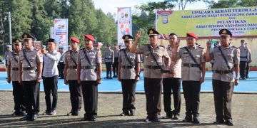 Kapolres Toraja Utara Pimpin Upacara Sertijab dan Pelantikan, 3 Pejabat Resmi Berganti