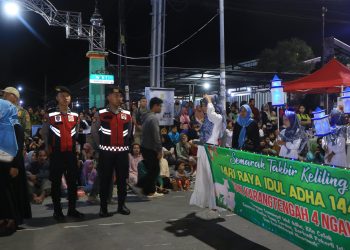Polres Ngawi Amankan Takbir Keliling Idhul Adha 1446H