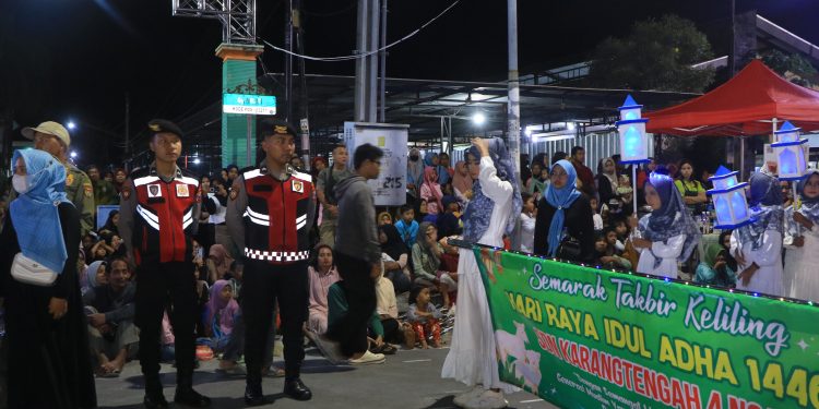 Polres Ngawi Amankan Takbir Keliling Idhul Adha 1446H