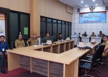 Bupati Takalar Hadiri Rakor Percepatan Swasembada Pangan Menghadapi Musim Kemarau Tahun 2025 Secara Online