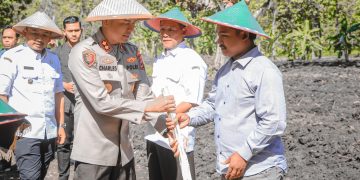 Dukung Swasembada Pangan 2025, Polres Bersama Forkopimda Ngawi Tanam Jagung