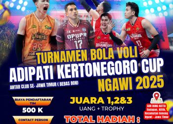 Kreatif, Satresnarkoba Polres Ngawi Gelar Turnamen Bola Voli