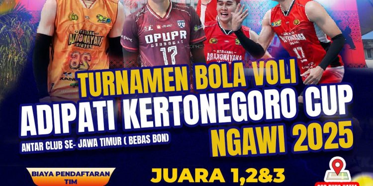 Kreatif, Satresnarkoba Polres Ngawi Gelar Turnamen Bola Voli