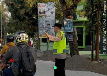 Dukung Kamseltibcar Lantas di Ngawi, Polsek Kwadungan Laksanakan KRYD