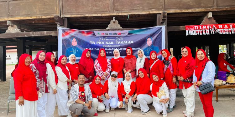 Pertemuan Rutin TP PKK Kabupaten Takalar Dirangkaikan dengan Lomba dalam Rangka Memeriahkan HUT RI ke-80