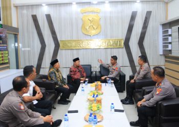 Kapolres Sambut Hangat Silaturahmi Ketua MUI Kabupaten Ngawi