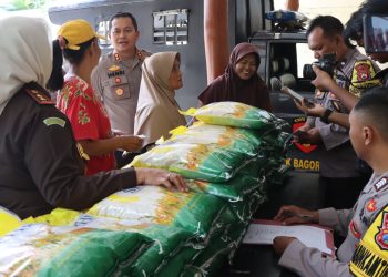 Polres Nganjuk Hadirkan Beras SPHP Murah untuk Warga