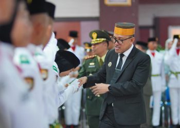 Pengukuhan Pasukan Pengibar Bendera (Paskibra) Kabupaten Jeneponto Tahun 2025