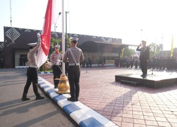 Polres Ngawi Gelar Upacara HUT RI Ke-80 Berlangsung Khidmat
