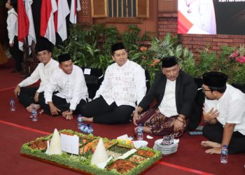 Tasyakuran HUT ke-80 RI di Pendopo Nganjuk, Forkopimda Ajak Warga Isi Kemerdekaan dengan Kebersamaan