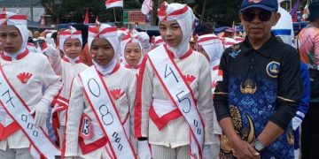 UPT SDN 13 Rumbia Raih juara 1 Lomba Gerak Jalan Indah