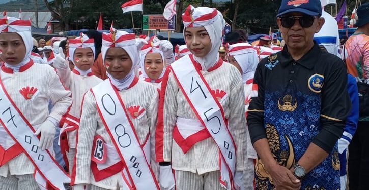 UPT SDN 13 Rumbia Raih juara 1 Lomba Gerak Jalan Indah