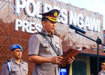 Gelorakan Semangat Perjuangan, Polres Ngawi Peringati Hari Juang Polri dengan Khidmat