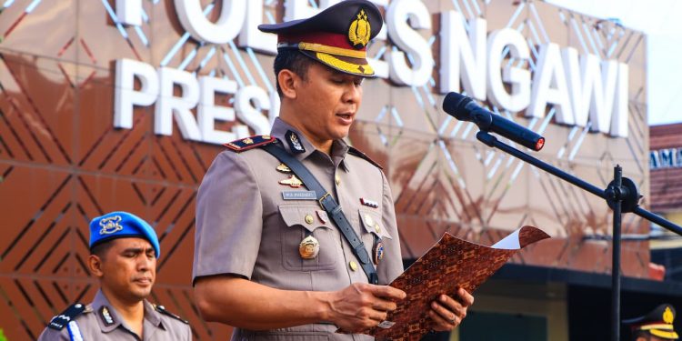 Gelorakan Semangat Perjuangan, Polres Ngawi Peringati Hari Juang Polri dengan Khidmat