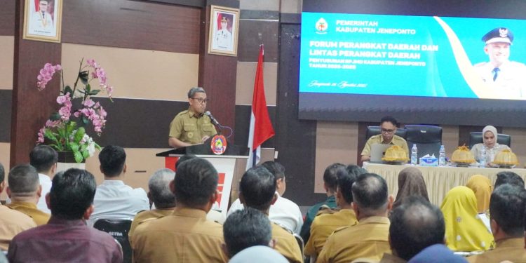 BUPATI JENEPONTO BUKA FORUM PERANGKAT DAERAH PENYUSUNAN RPJMD 2025–2029