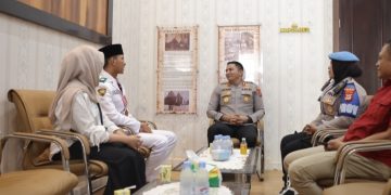 Kapolres Gowa Sambut Hangat Nadhif, Putra Daerah yang Menjadi Paskibraka Nasional 2025