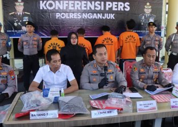 Ungkap Kasus Menonjol, Polres Nganjuk Beri Jaminan Rasa Aman Kepada Warga