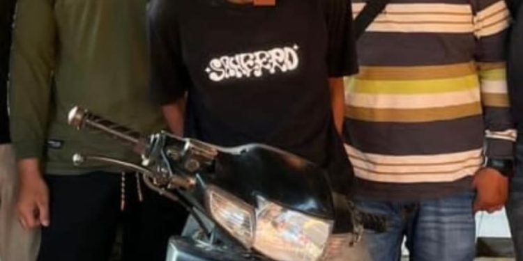 Polres Nganjuk Tangkap Terduga Pelaku Curanmor di Baron