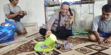 Gelar Kopling, Bhabinkamtibmas Getas Ajak Warga Jaga Kamtibmas