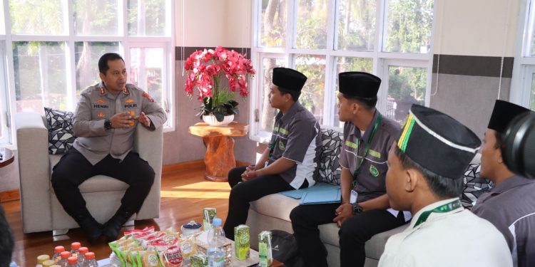 IPNU Nganjuk Audiensi Kapolres, Tegaskan Sikap atas  Tragedi Ojol Tewas