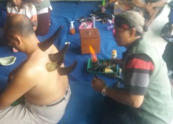Tamir Masjid Al Muslimin Kali Kepiting Jaya Gandeng Terapis Nusantara Gelar Baksos Kesehatan