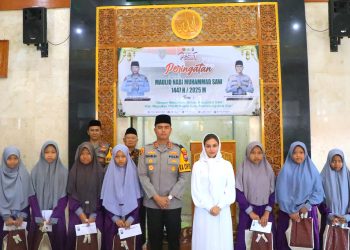 Peringati Maulid Nabi, Polres Ngawi Dukung Asta Cita