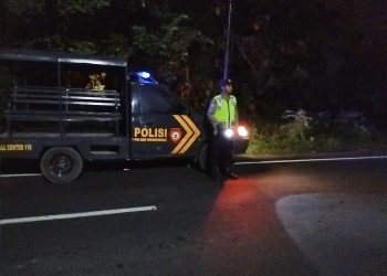 Patroli Blue Light Polsek Kwadungan Dukung Sitkamtibmas Ngawi