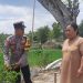 Dukung Ketahanan Pangan di Ngawi, Bhabinkamtibmas Ds. Dampit Sambang Program P2B