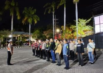 Polres Nganjuk Gelar Patroli Antisipasi Balap Liar dan Bentrok Antar Kelompok di Akhir Pekan