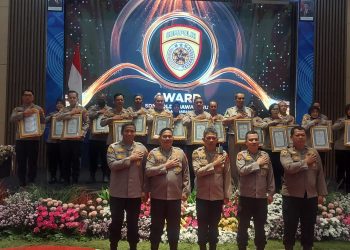 Polres Nganjuk Raih Dua Penghargaan di Rakernis SDM Polda Jatim