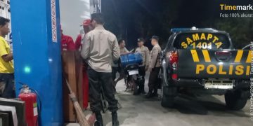 Antisipasi Tindak Kejahatan di Padas, Polisi Ngawi Gelar Patroli Obyek Vital