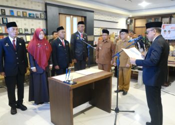 BUPATI JENEPONTO LANTIK HASIL SELEKSI TERBUKA JABATAN PIMPINAN TINGGI PRATAMA