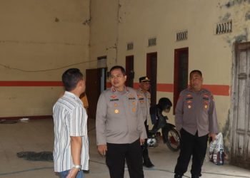 Kapolres Nganjuk Tinjau Progres Pembangunan SPPG di Baron dan Lengkong