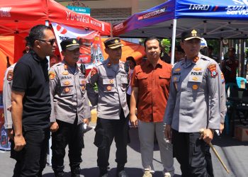 Polres Ngawi Amankan Drag Bike Rookie Bupati Cup 2025.