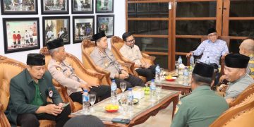 Silaturahmi IPSI di Padepokan Persinas ASAD, Kapolres Ajak Jaga Kedamaian Nganjuk