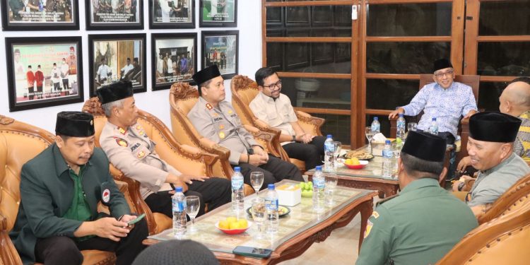 Silaturahmi IPSI di Padepokan Persinas ASAD, Kapolres Ajak Jaga Kedamaian Nganjuk