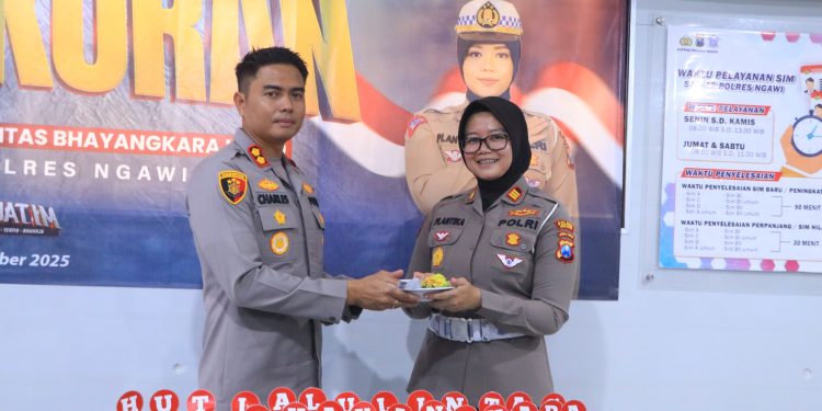 Kapolres Ngawi Tekankan Ini Dalam Tasyakuran HUT Lantas ke-70