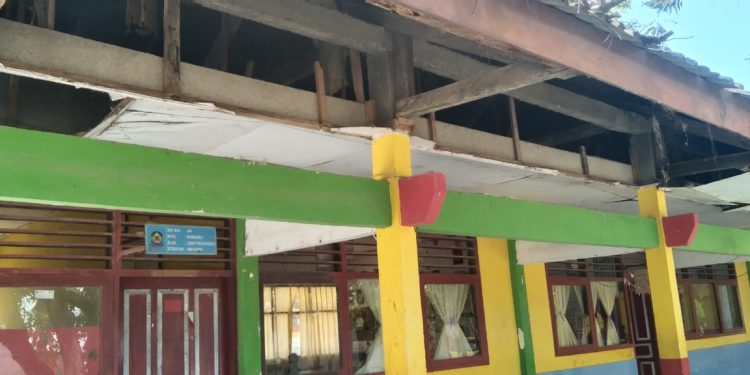 Satu Gedung RKB UPT SDN 6 Bontang Binamu Rusak Parah,Butuh Perhatian Pemkab Jeneponto