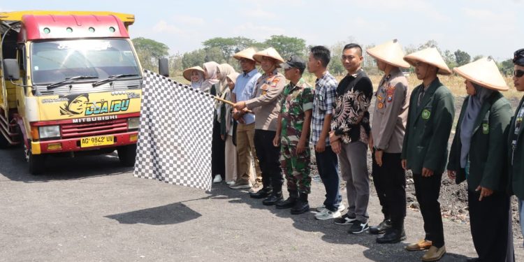 Panen Raya Jagung Serentak, Polres Nganjuk Sumbang 10 Ton di Kuartal III 2025