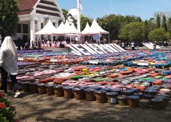 Pemkab Jeneponto Gelar Peringatan Maulid Nabi Muhammad SAW 1447 H , Catat Rekor MURI diangka 15.198 Bakul