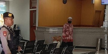 Unit Pam Obvit Sat Samapta Polres Ngawi Laksanakan Pengamanan di Bank BRI Cabang Ngawi