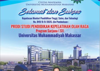 Unismuh Makassar Buka Prodi Kepelatihan Olahraga, Kini Miliki 59 Program Studi