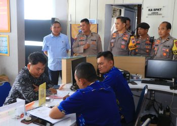 Polda Jatim Lakukan Asistensi dan Monitoring Giat Pamapta di Polres Ngawi