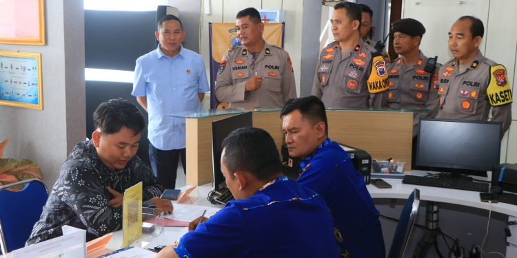 Polda Jatim Lakukan Asistensi dan Monitoring Giat Pamapta di Polres Ngawi