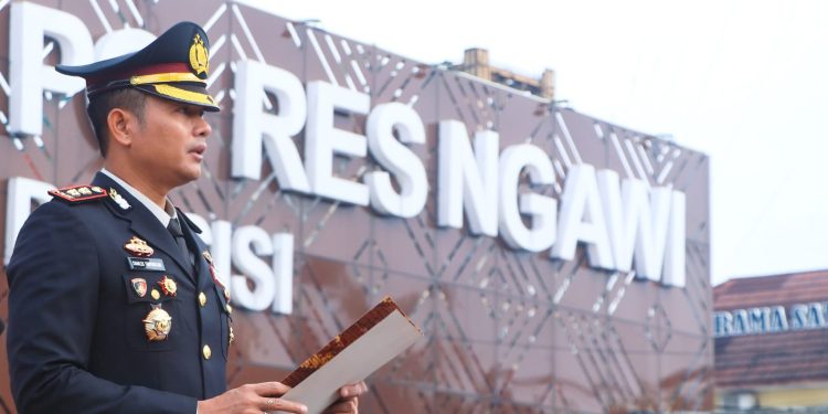 Kapolres Ngawi Pimpin Upacara Hari Kesaktian Pancasila