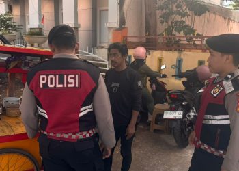 Dukung UMKM, Personel Polres Gowa Lakukan Patroli dan Dialogis