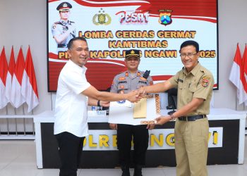 Pentingnya Jaga Kamtibmas, Polres Ngawi Gelar Lomba Cerdas Cermat Tingkat Pelajar