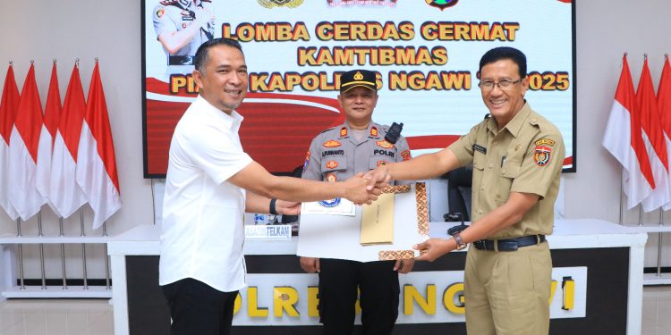 Pentingnya Jaga Kamtibmas, Polres Ngawi Gelar Lomba Cerdas Cermat Tingkat Pelajar