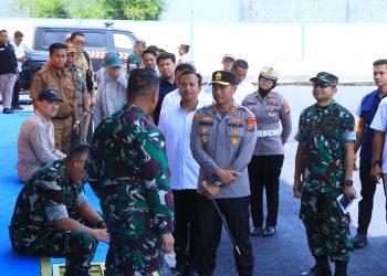 Kapolres Turut Cek Lokasi, Dukung Kesiapan Kunjungan Presiden RI di Ngawi