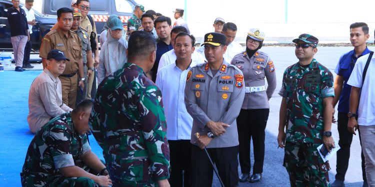 Kapolres Turut Cek Lokasi, Dukung Kesiapan Kunjungan Presiden RI di Ngawi